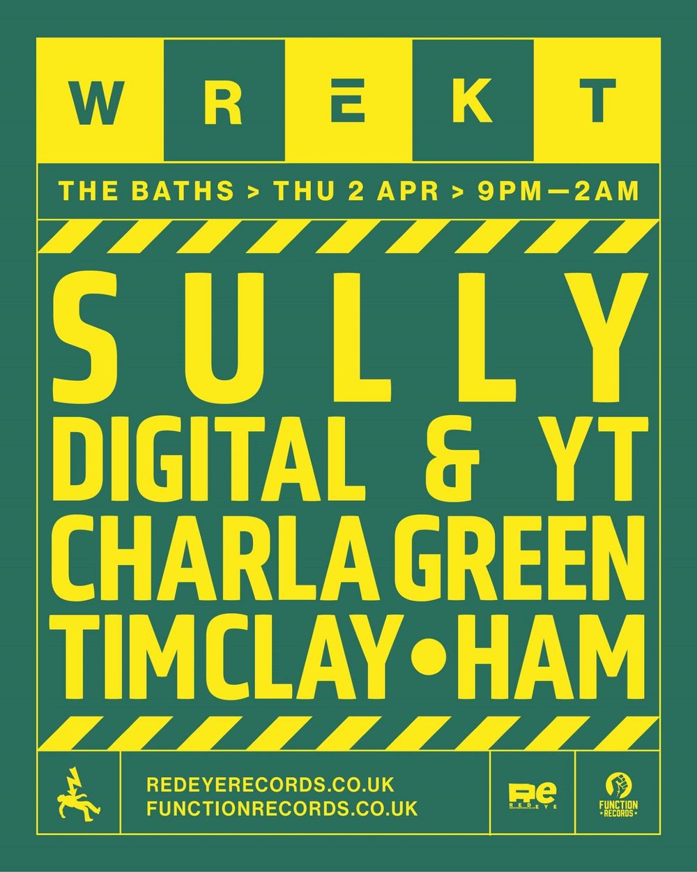 Flyer for Wrekt
