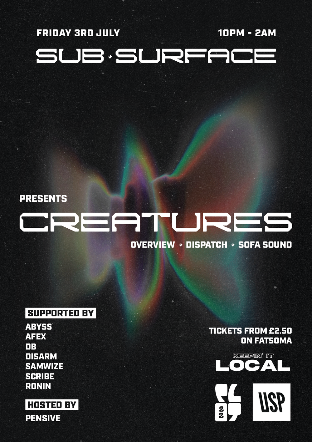 Flyer for LOCAL with USP: Subsurface
