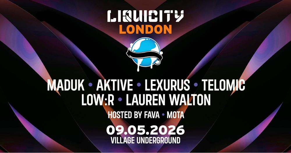 Flyer for Liquicity London 2026
