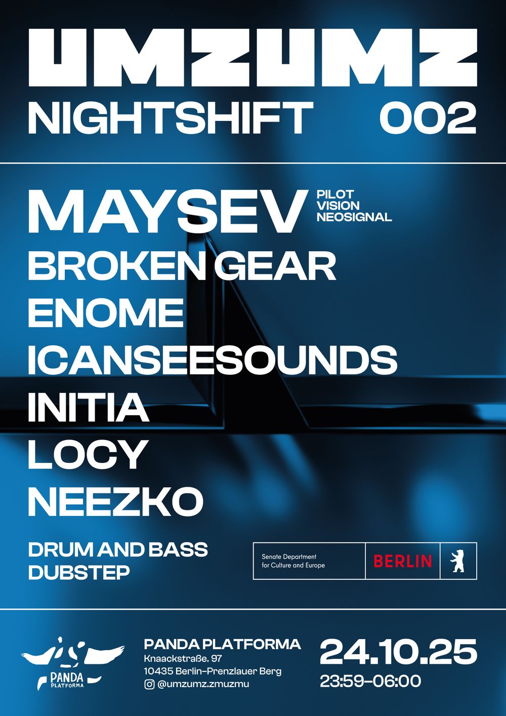 Flyer for UMZ UMZ presents: Nightshift 002