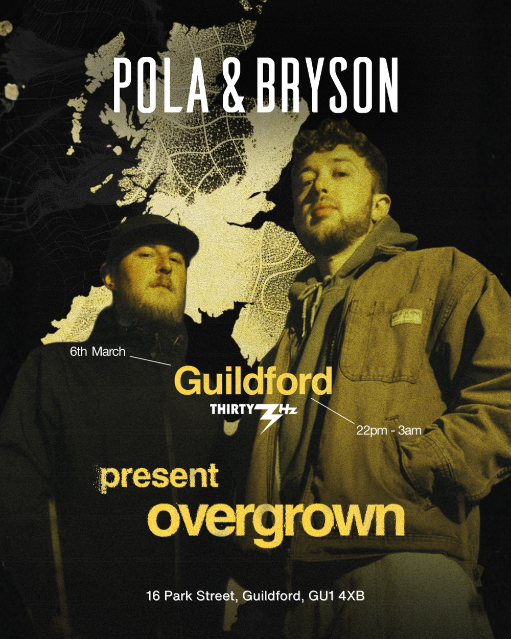 Flyer for Pola & Bryson