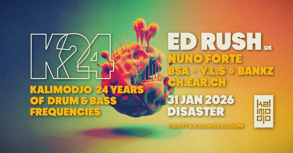 Flyer for k24 KALIMODJO 24th anniversary