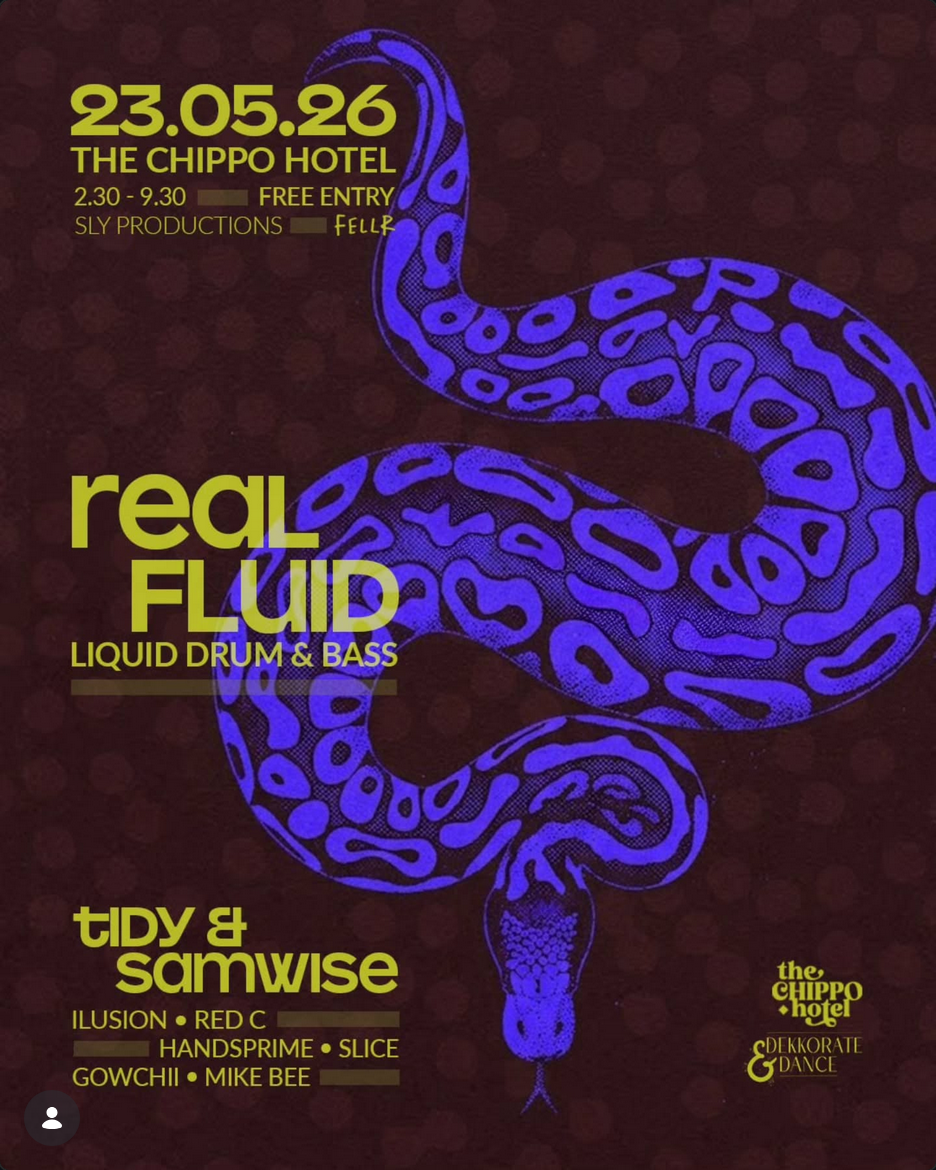Flyer for Real Fluid: Liquid Drum And Bass
