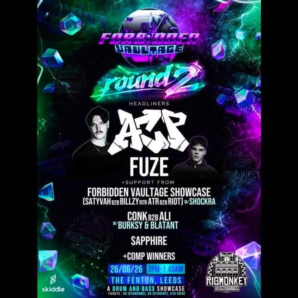 Flyer for Forbidden Vaultage Presents: Round 2
