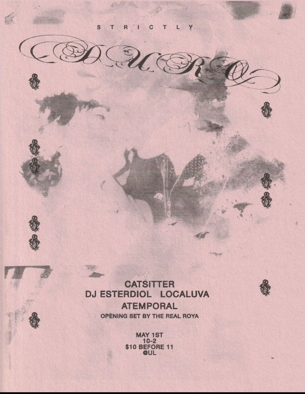 Flyer for STRICTLY - DURO