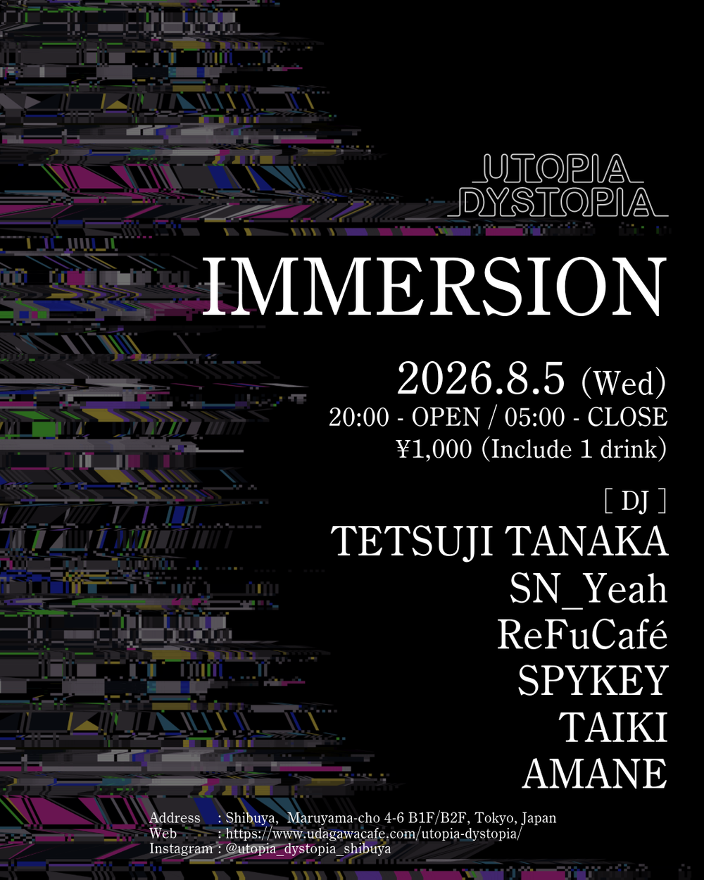 Flyer for IMMERSION