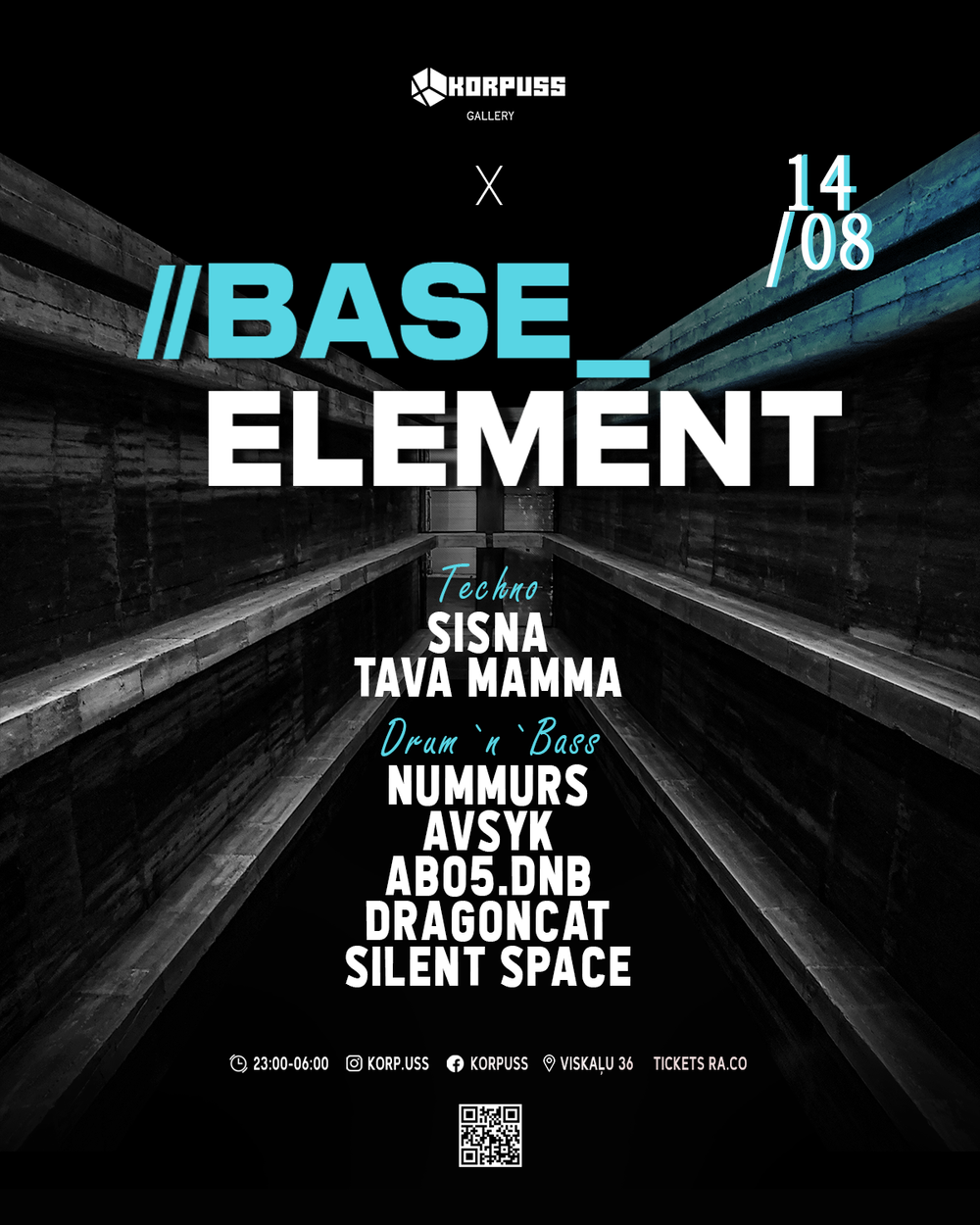 Flyer for Korpuss × Base_element