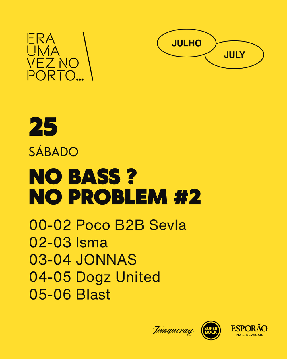 Flyer for NO BASS? NO PROBLEM #2