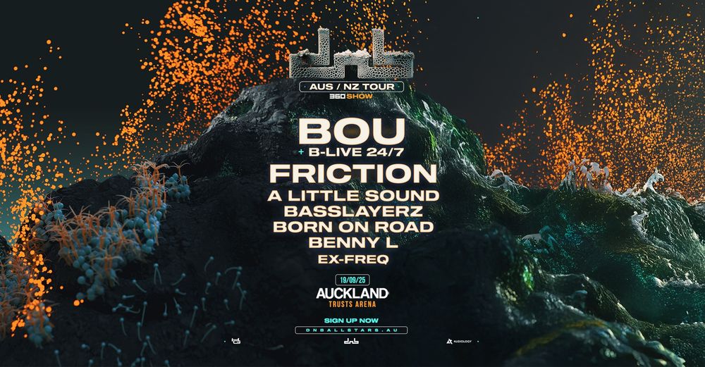 Flyer for DnB Allstars: Auckland