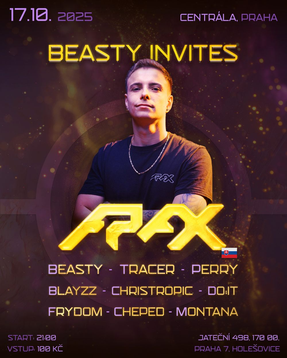 Flyer for BEASTY INVITES