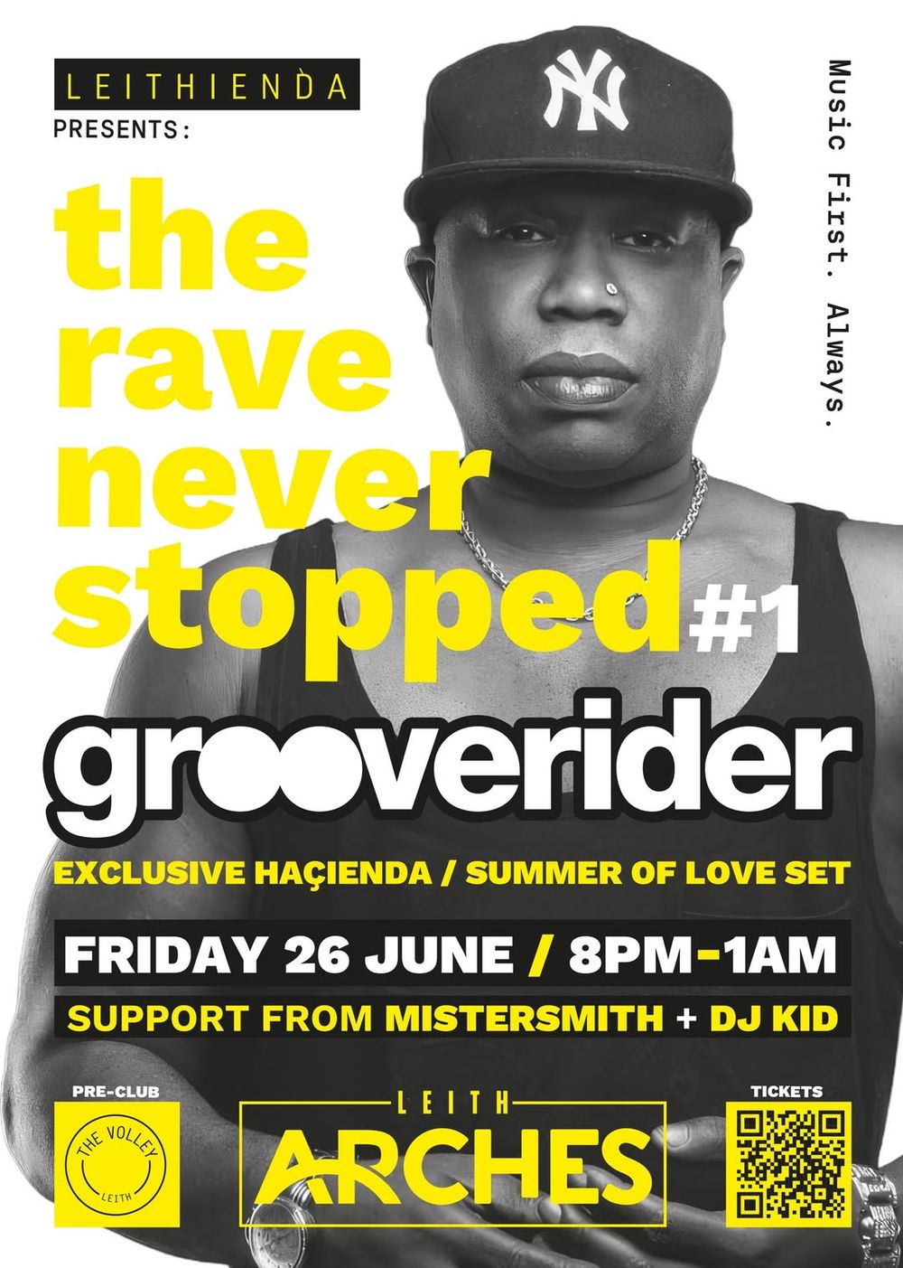 Flyer for Leithienda: The Rave Never Stopped #1
