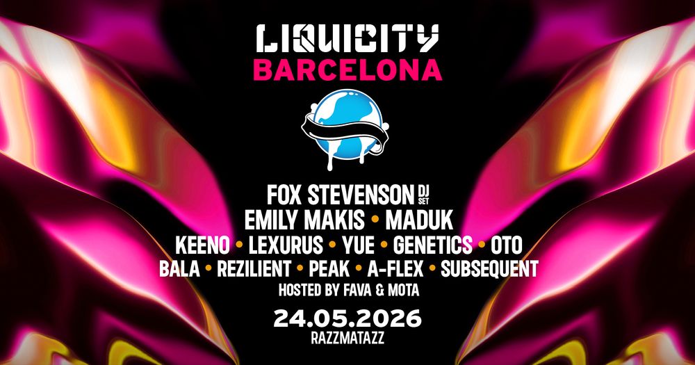 Flyer for Liquicity Barcelona 2026