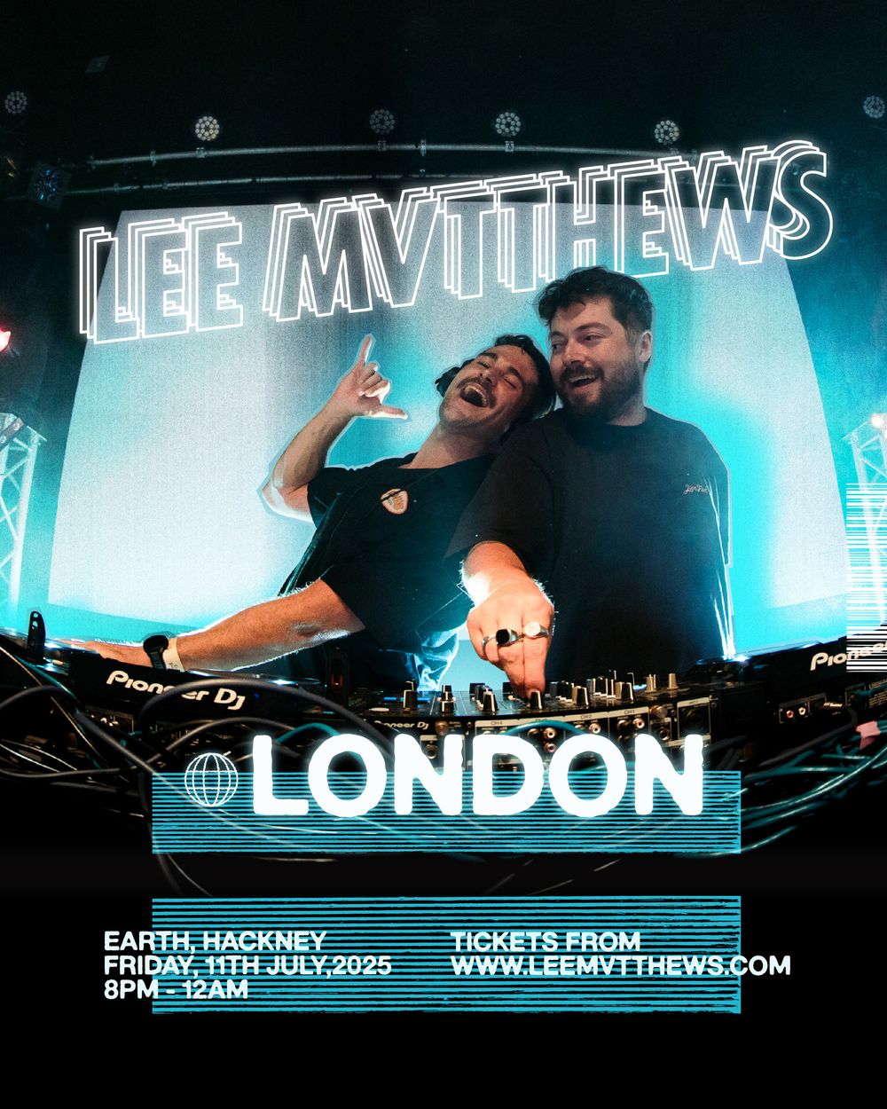 Flyer for Lee Mvtthews at EartH