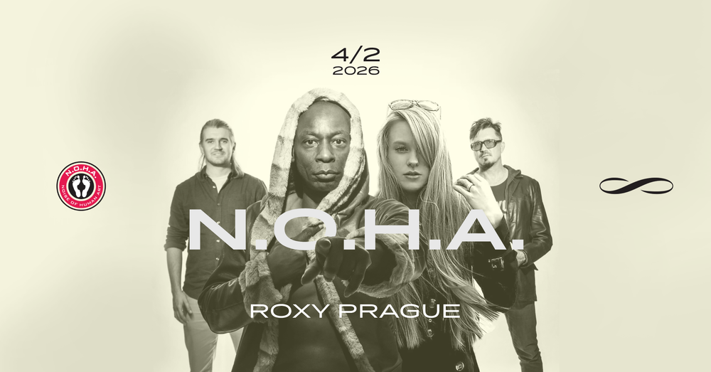 Flyer for N.O.H.A. ∞ ROXY Prague