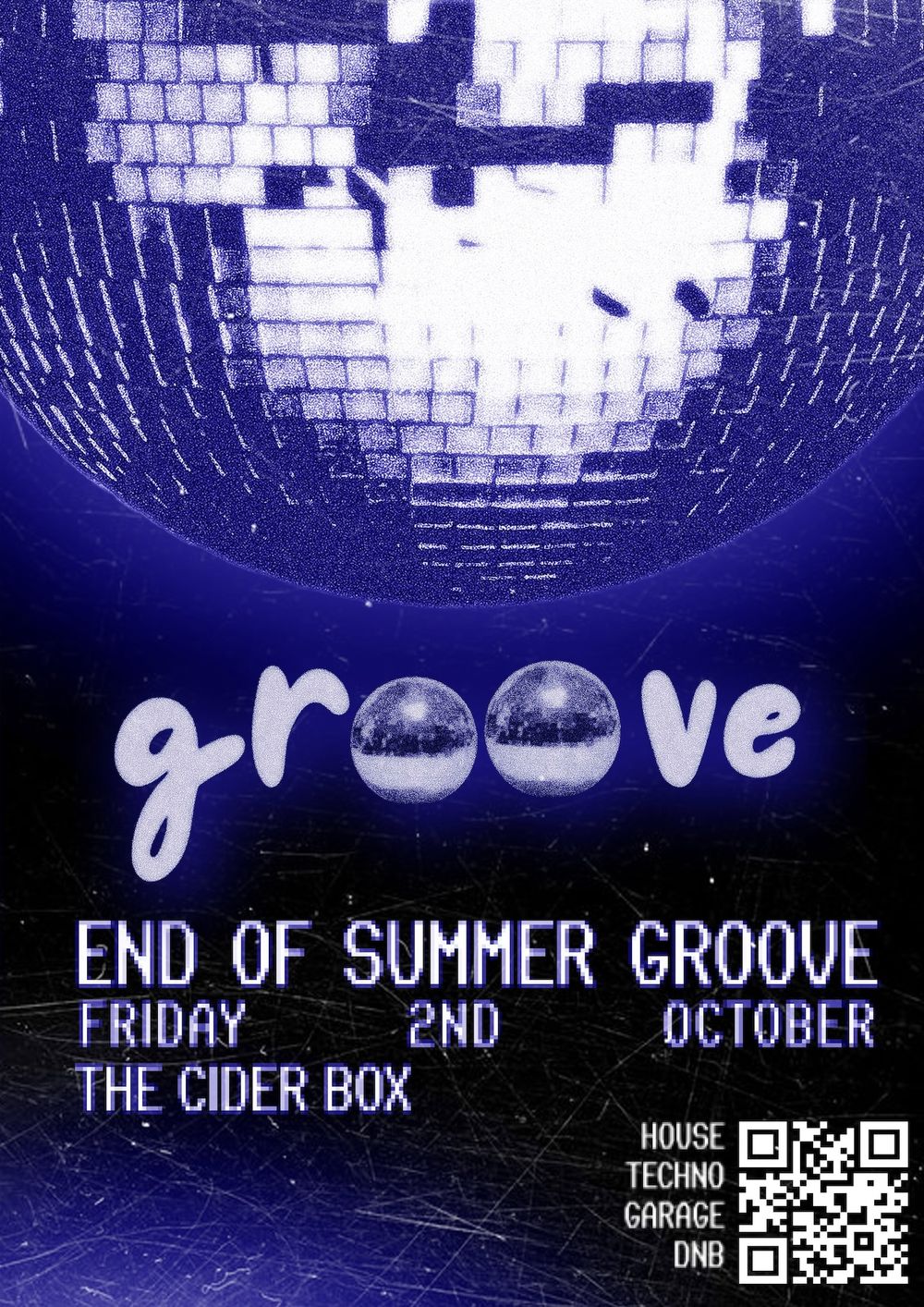Flyer for End of Summer Groove