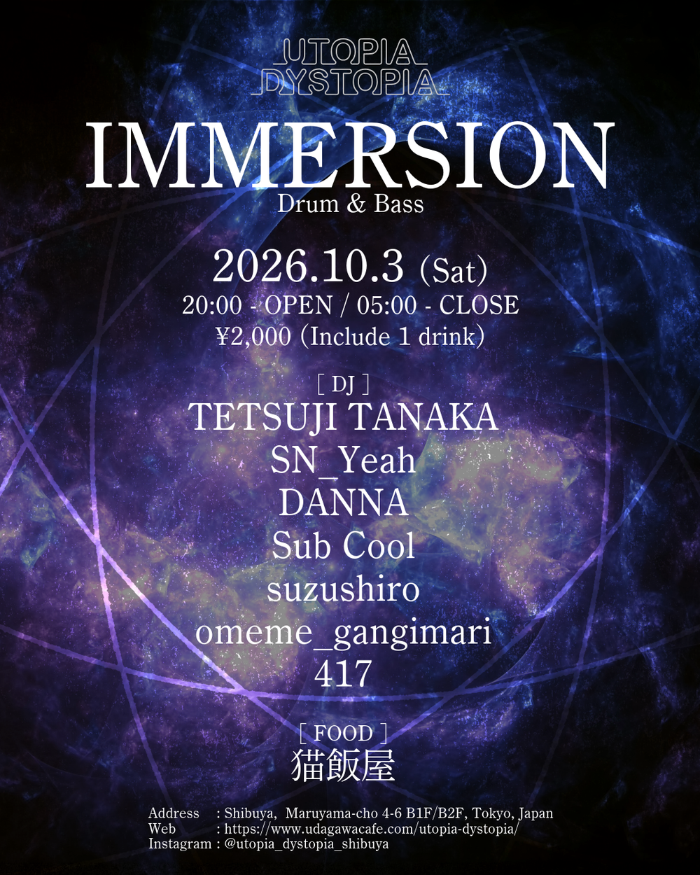 Flyer for IMMERSION