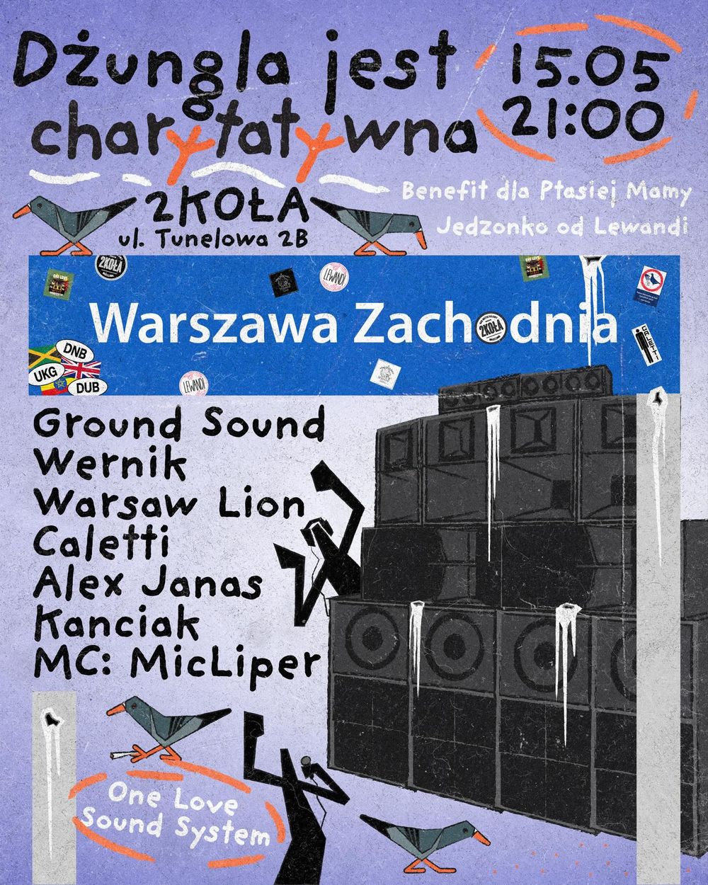 Flyer for Dżungla Jest Charytatywna