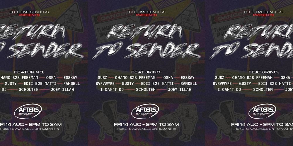 Flyer for Return to Sender