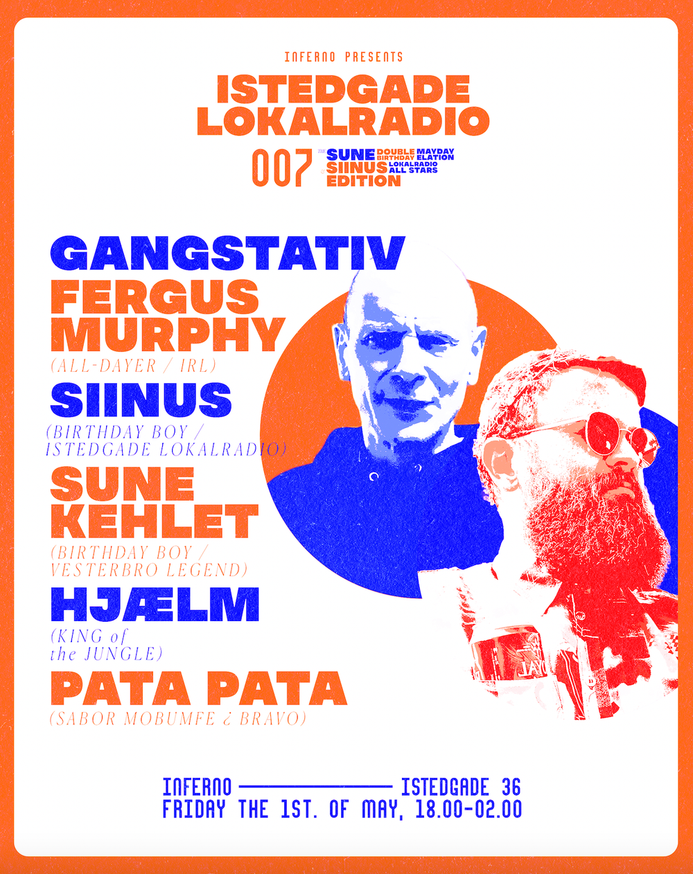 Flyer for Istedgade Lokalradio 007