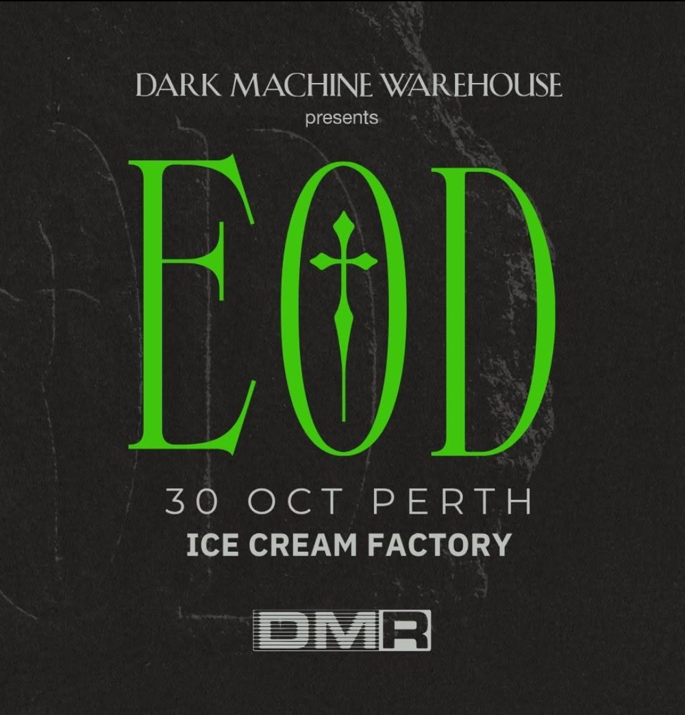 Flyer for END OF DAYS 2026 - PERTH feat. SHOCKONE b2b AEON:MODE