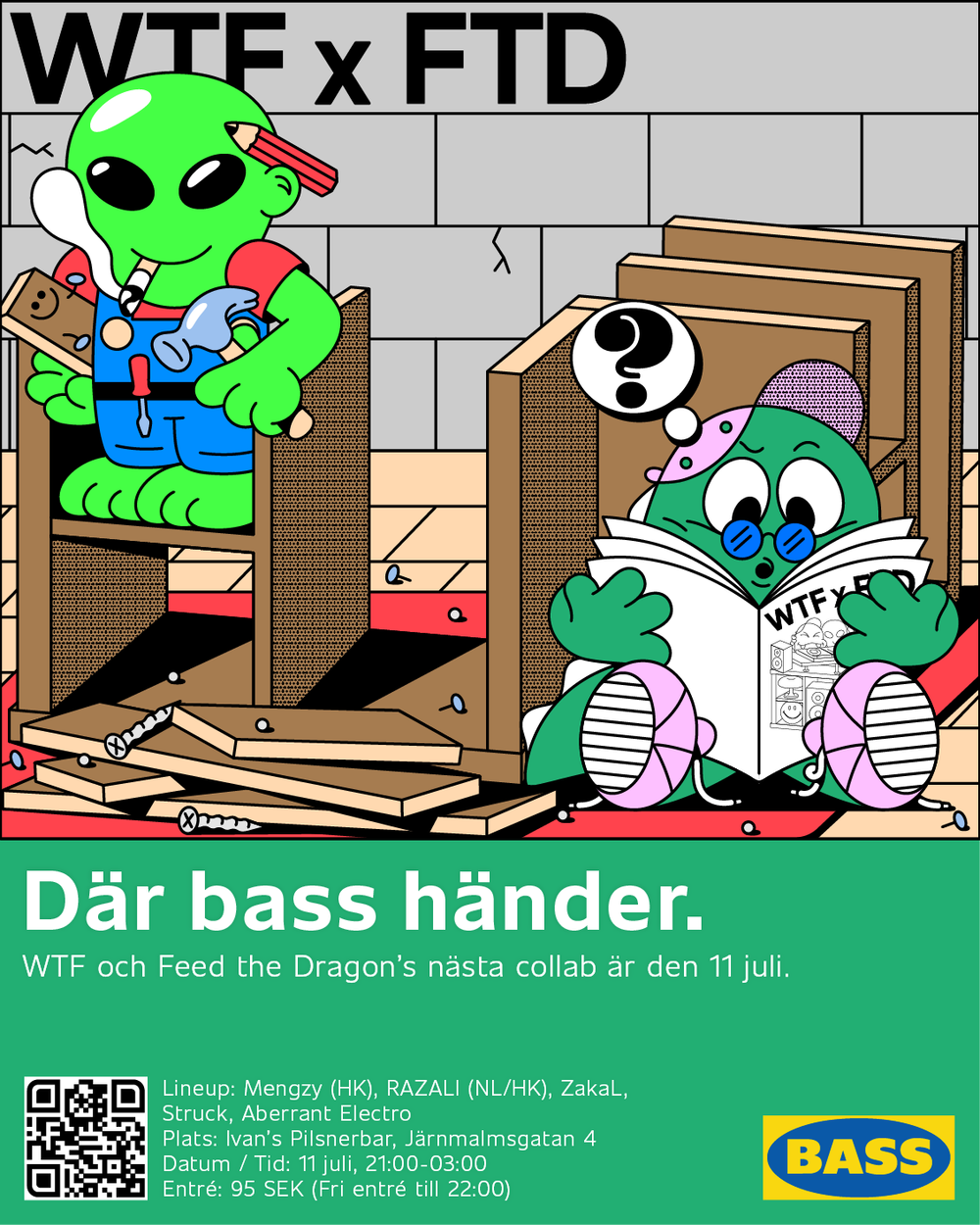Flyer for WTF x Feed the Dragon - Part 2