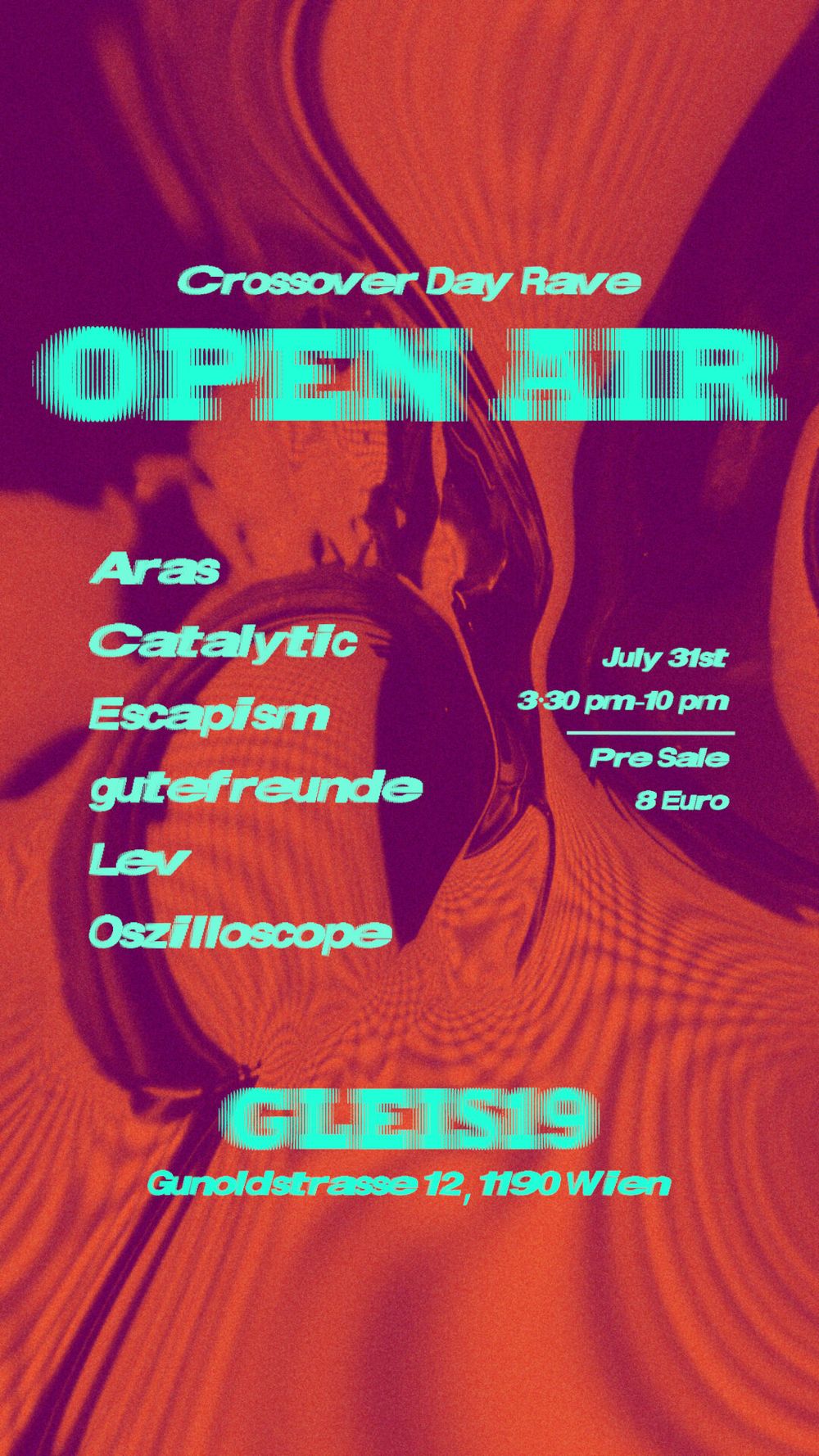Flyer for Crossover OPEN AIR