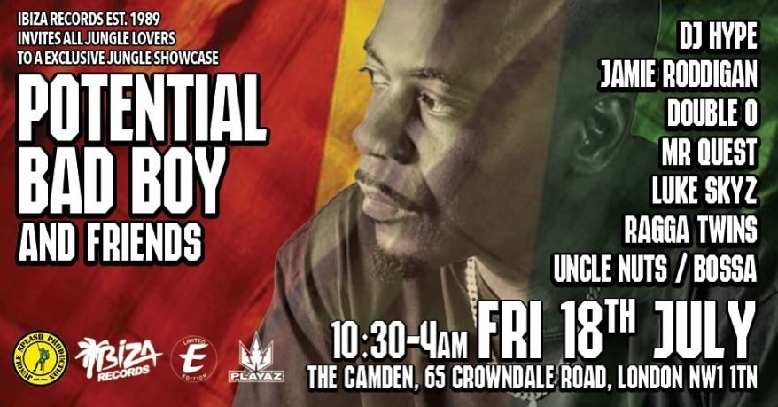 Flyer for Potential Bad Boy And Friends