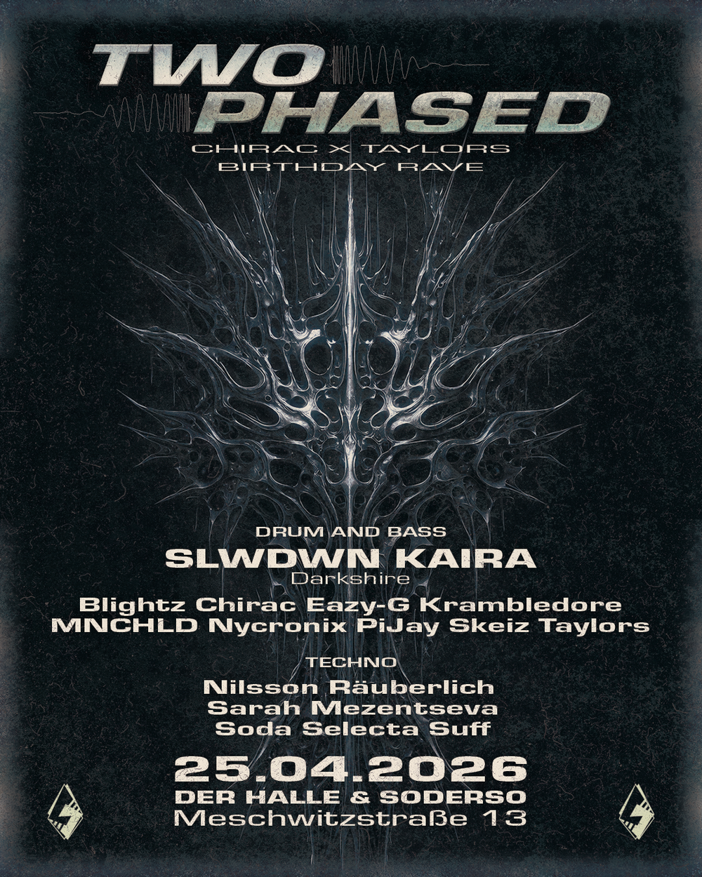 Flyer for Stonecreek Crew presents Two Phased