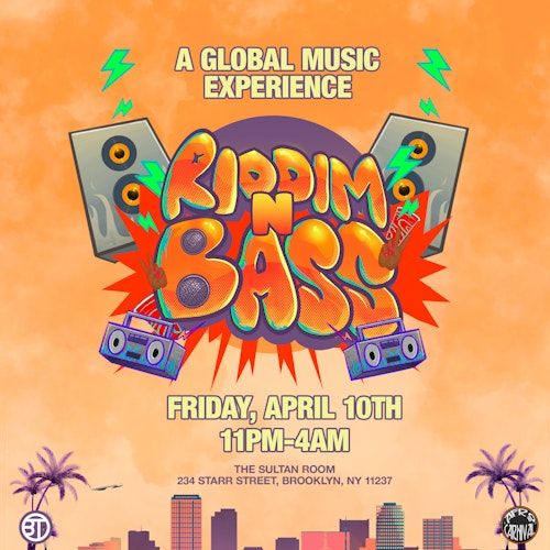 Flyer for Afro Carnival Riddim N Bass