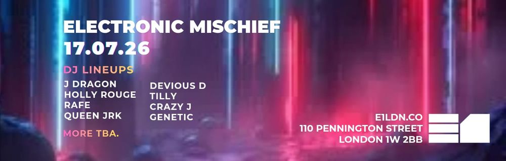 Flyer for ELECTRONIC MISCHIEF