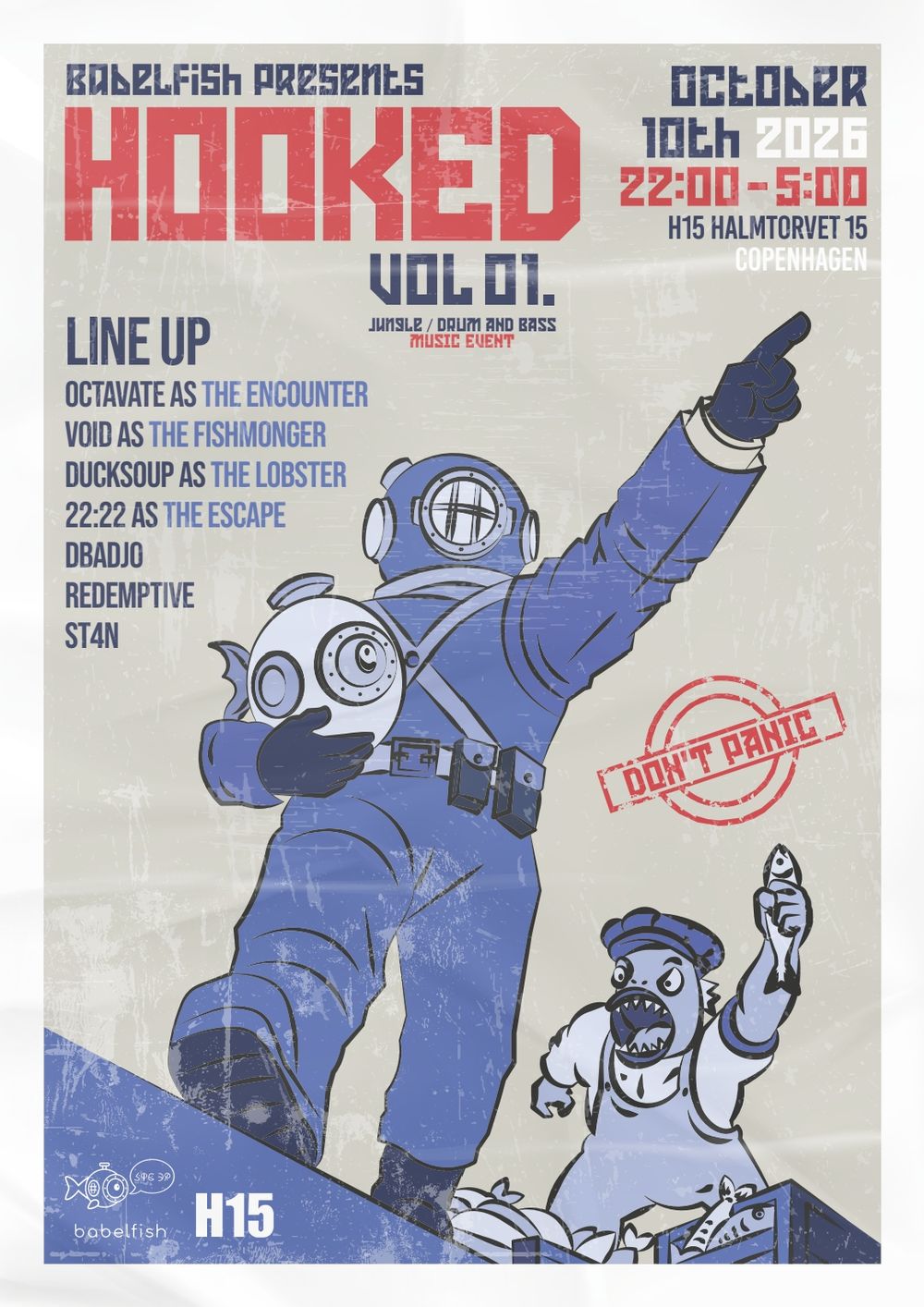 Flyer for HOOKED Vol. 1: The Brink