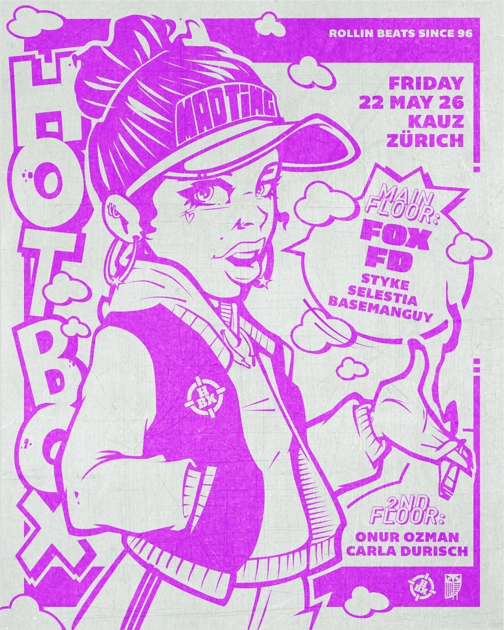 Flyer for hotbox