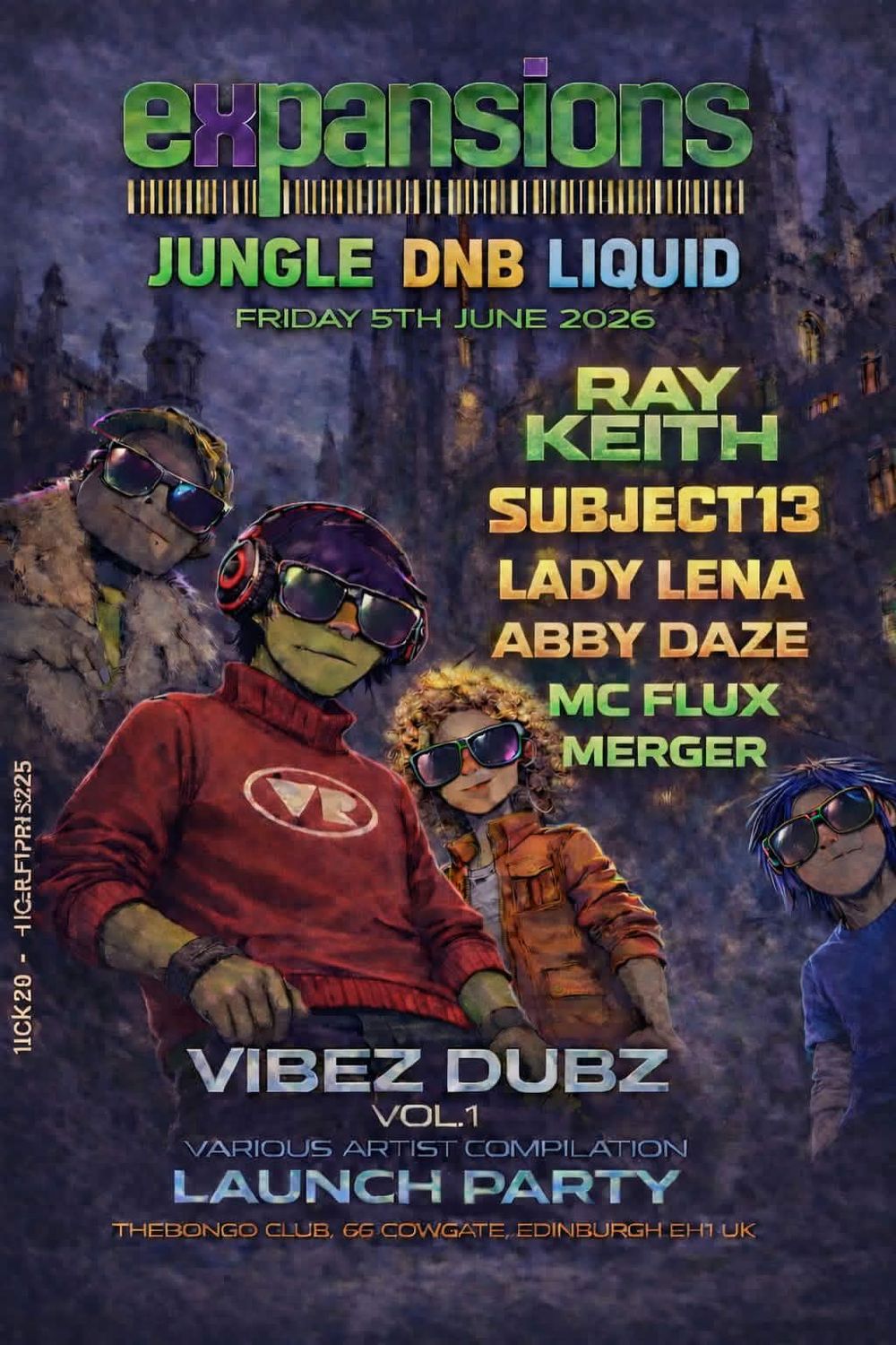 Flyer for Vibez Expansions presents: Ray Keith