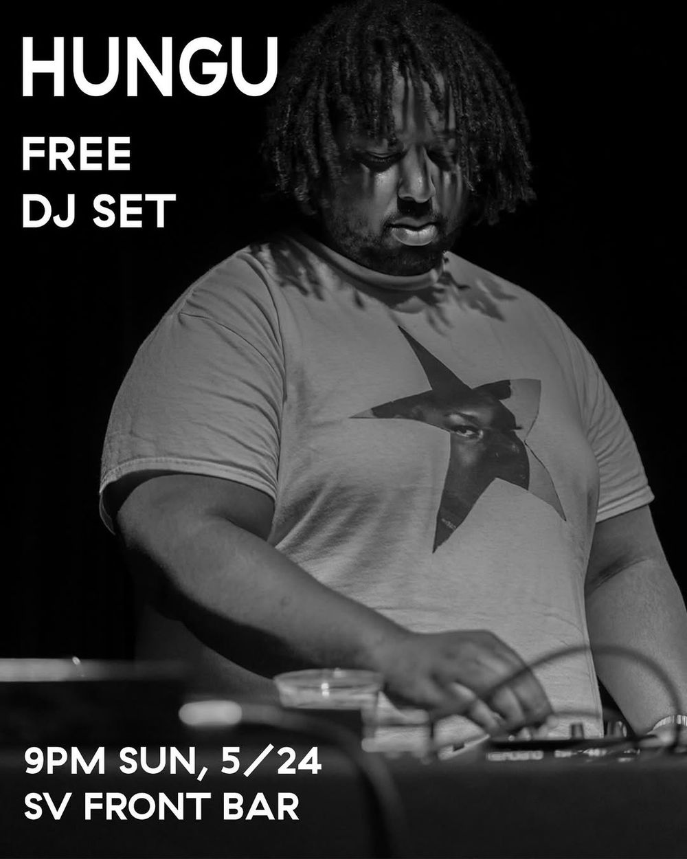 Flyer for DJ Hungu