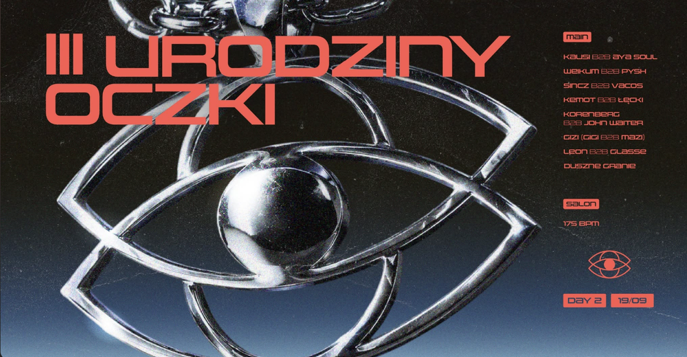 Flyer for III Urodziny OCZKI | DAY II