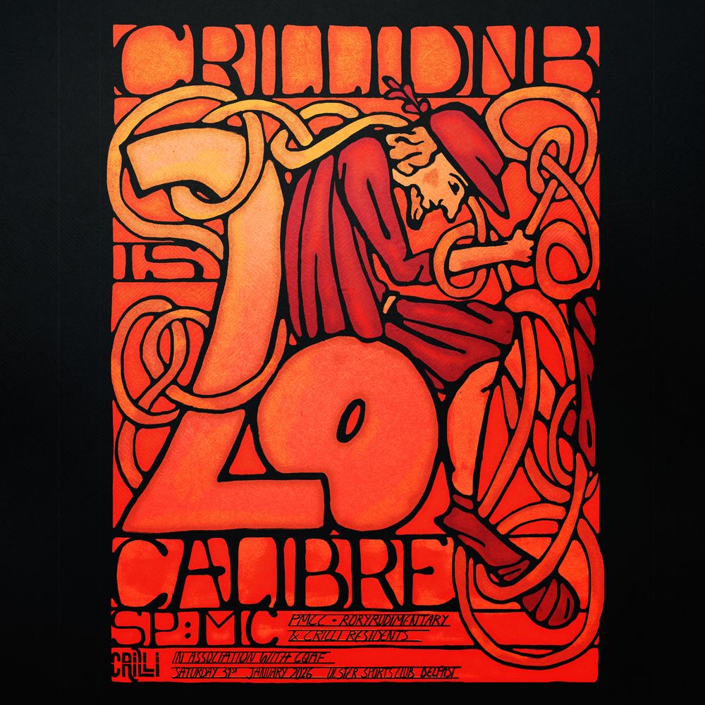 Flyer for Out To Lunch Festival: Crilli DNB is 20 with Calibre and SP:MC