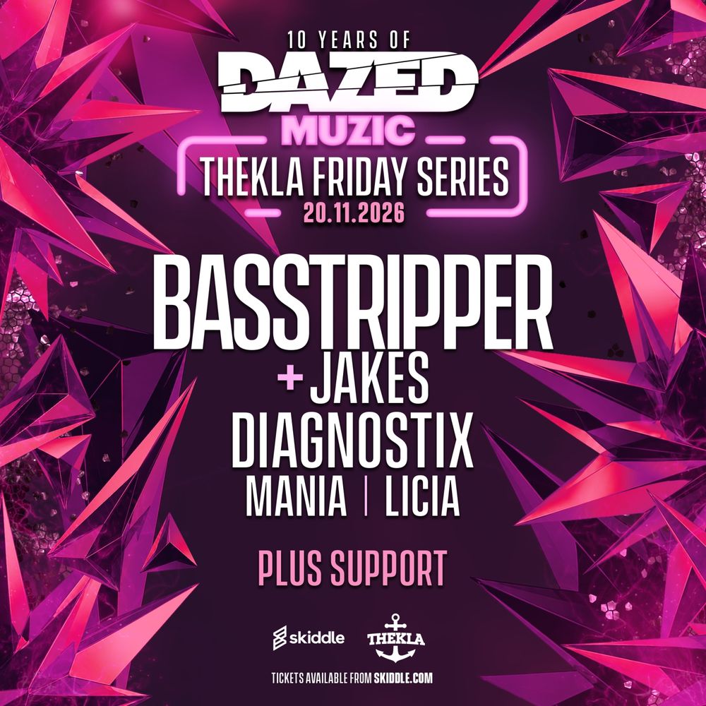 Flyer for Dazed Muzic presents: Basstripper