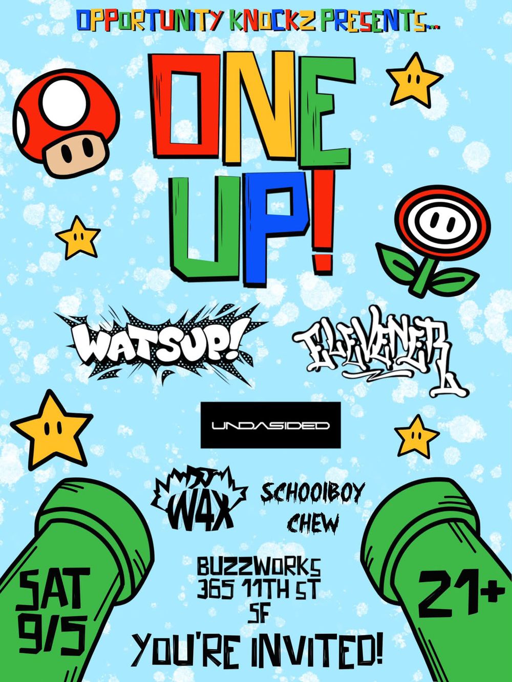 Flyer for One Up