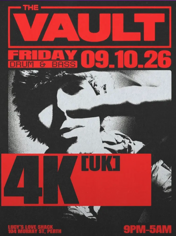 Flyer for The Vault | Fridays ft. 4K (UK)