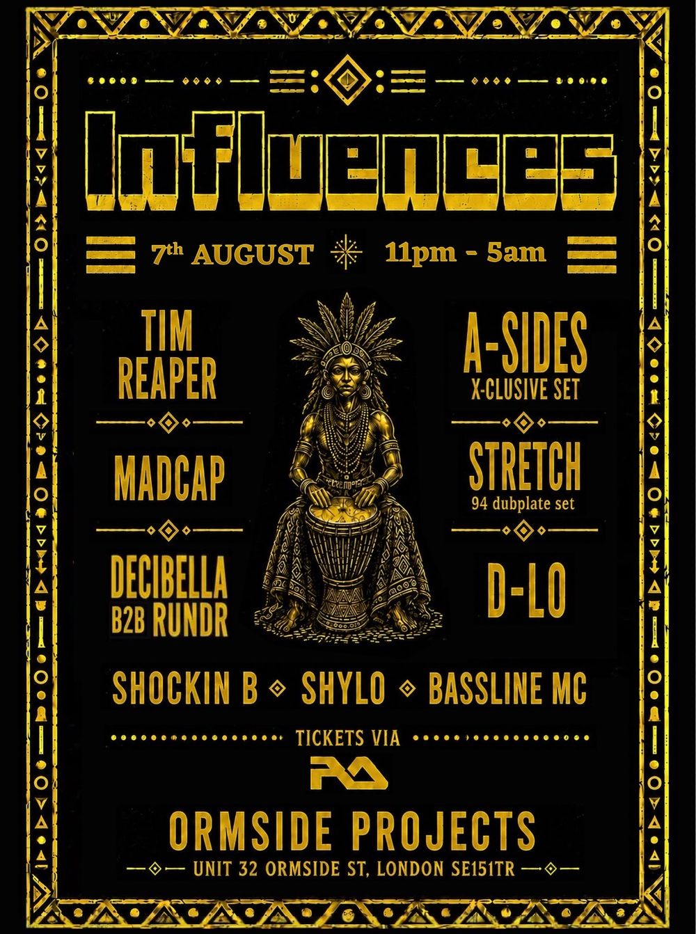 Flyer for Influences