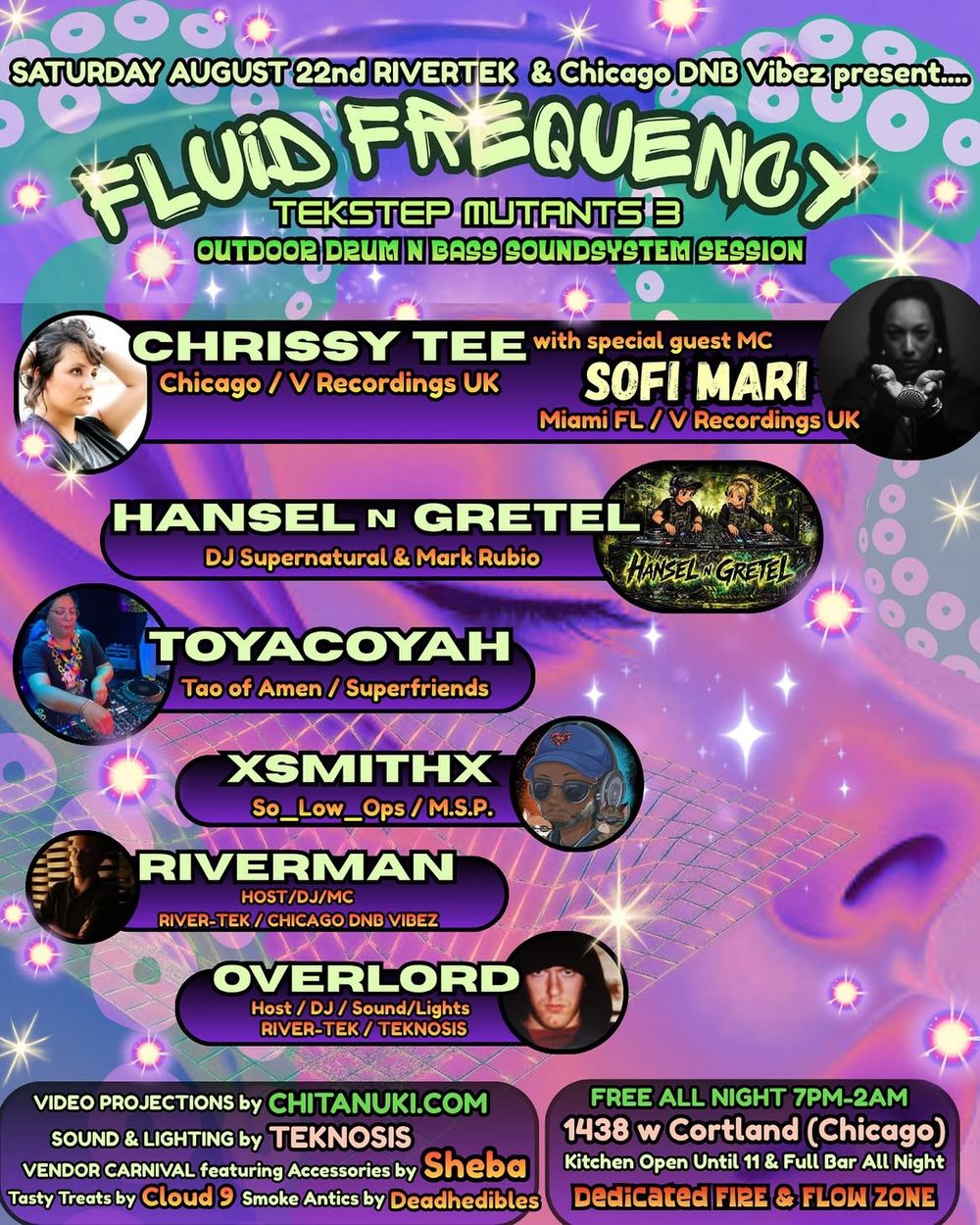 Flyer for Fluid Frequency