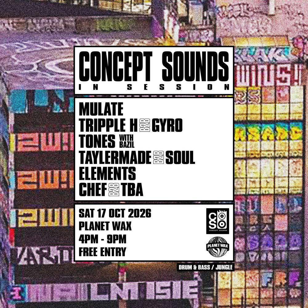 Flyer for CONCEPT SOUNDS: IN SESSION