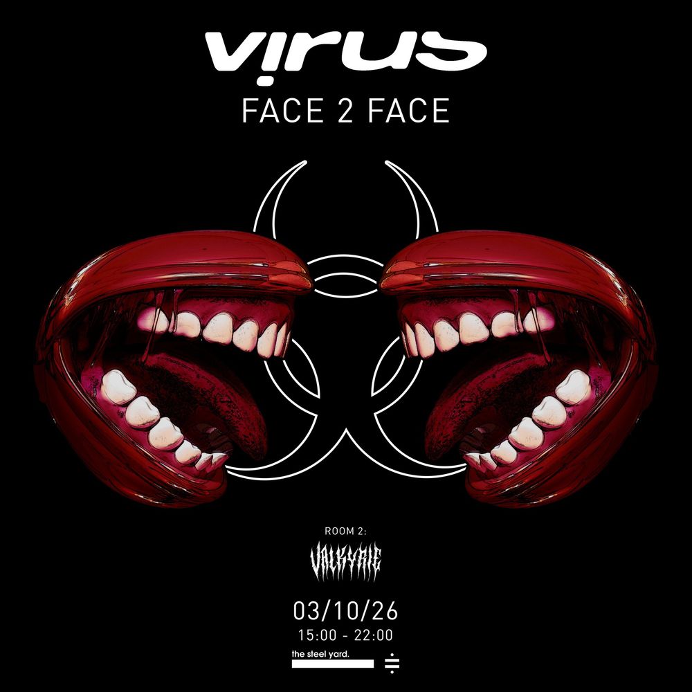 Flyer for Virus - Face 2 Face