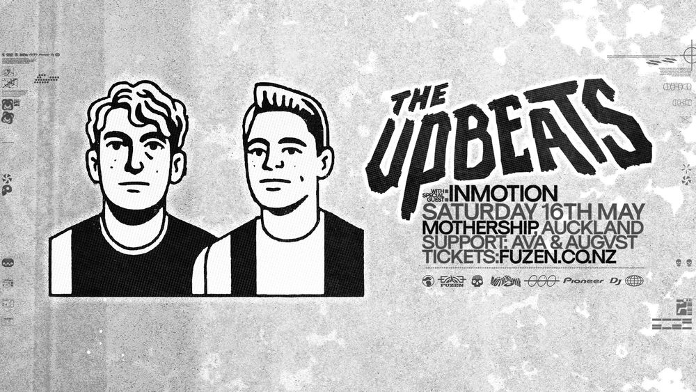 Flyer for Fuzen presents: The Upbeats