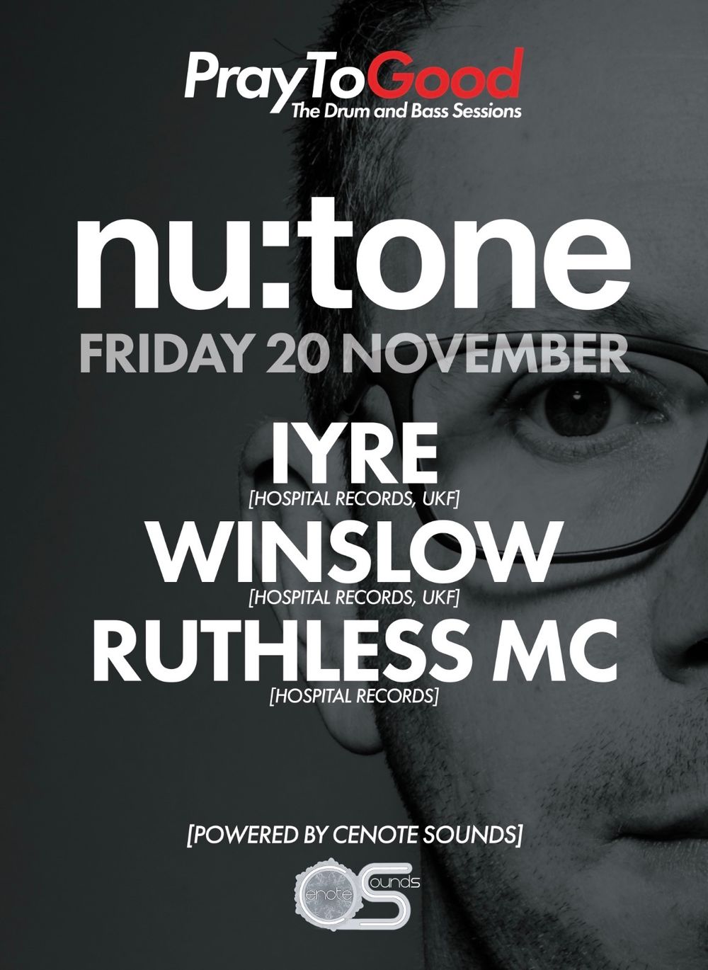 Flyer for Nu:Tone \\\ Pray To Good