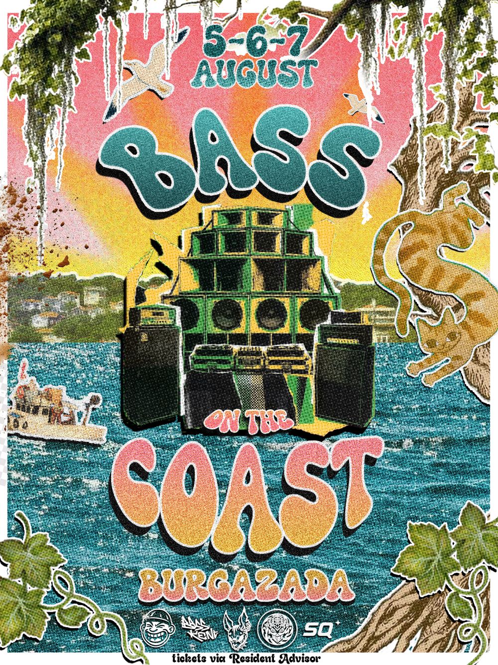 Flyer for BASS ON THE COAST - ISLAND FESTIVAL 2026