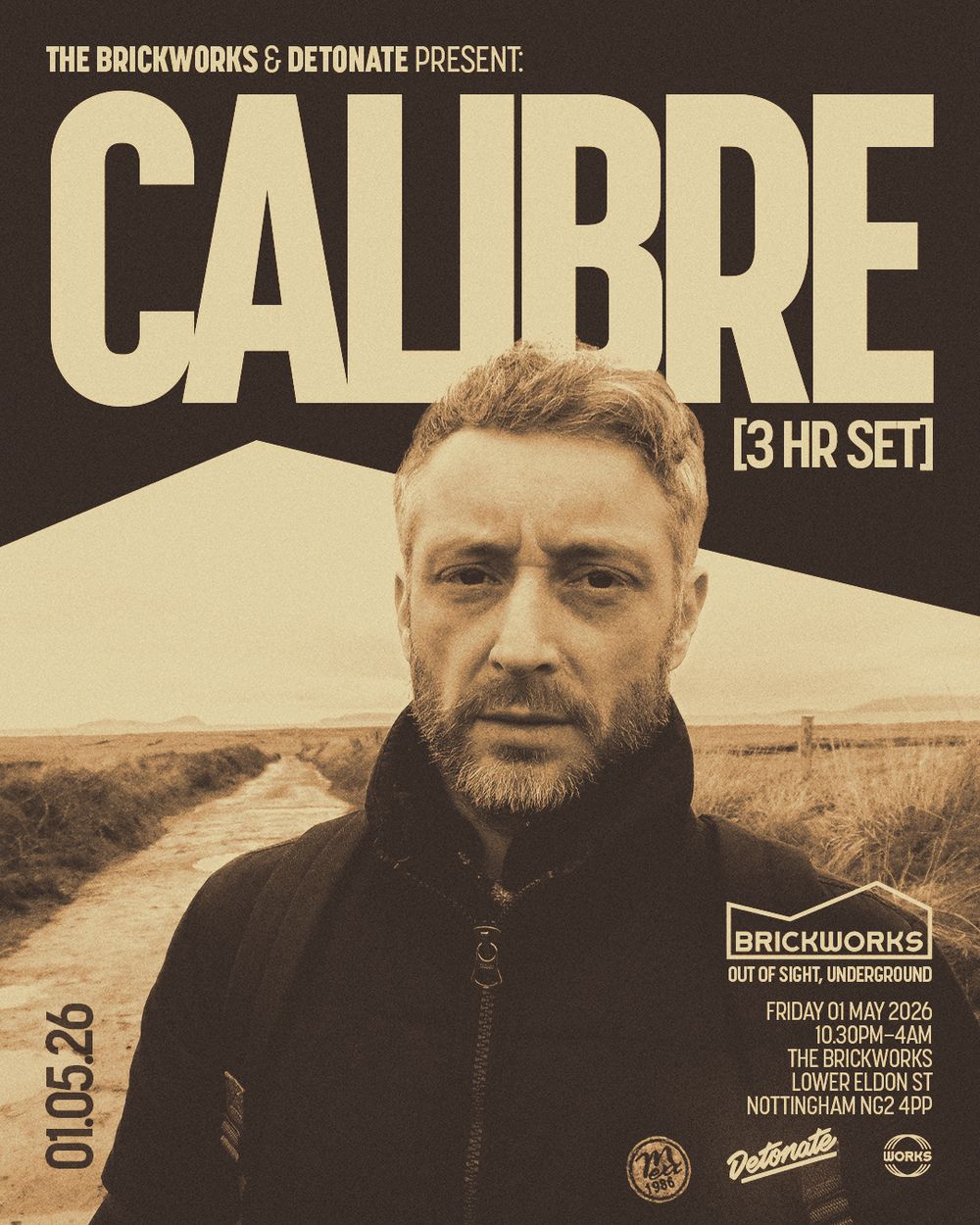 Flyer for The Brickworks: Calibre (3hr Set)