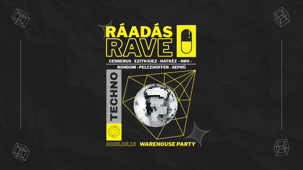 Flyer for RÁADÁS RAVE