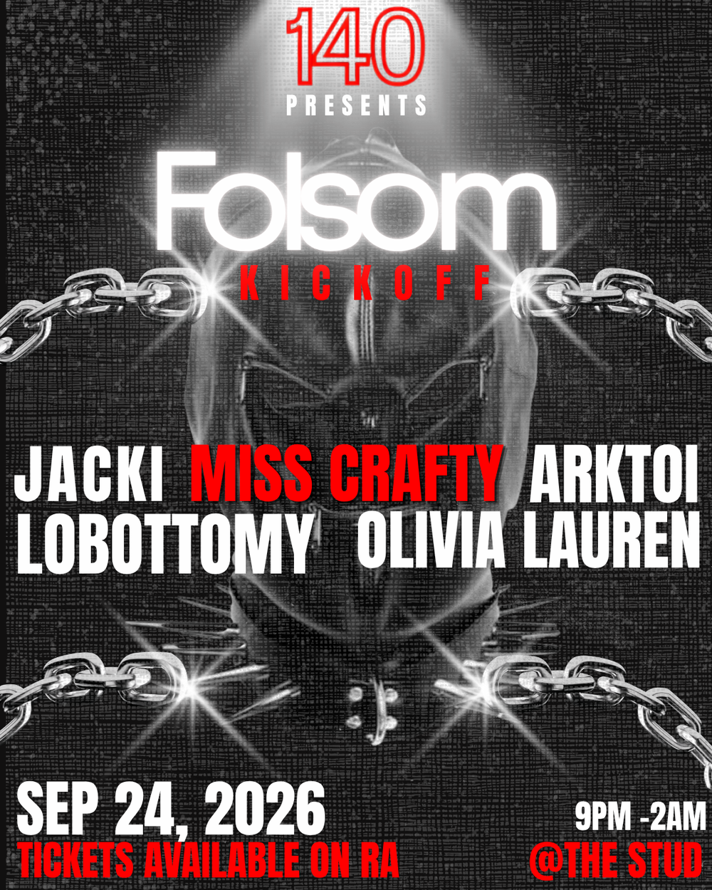 Flyer for 140: Folsom Kickoff