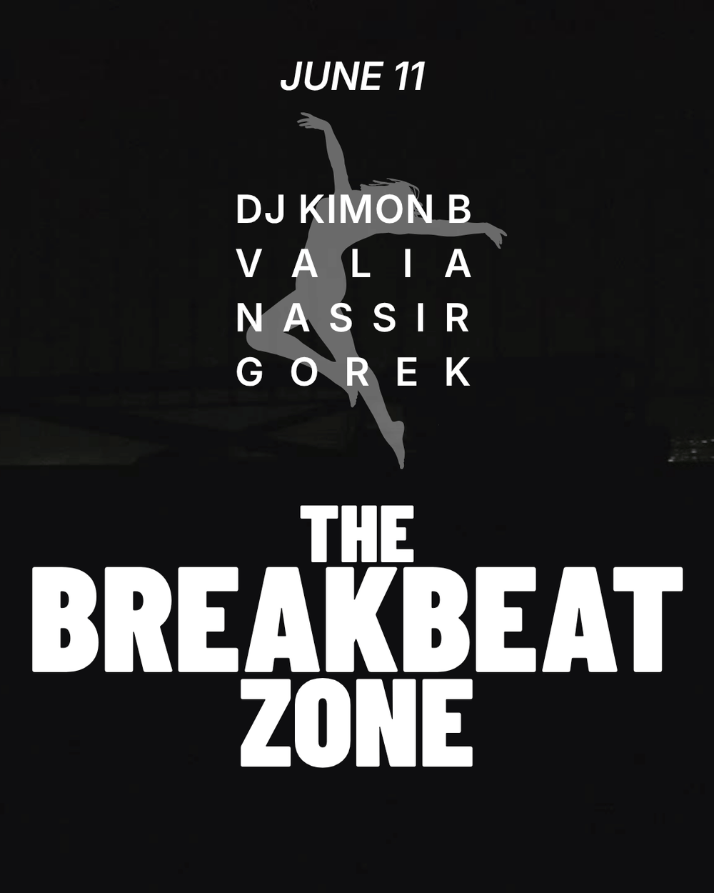 Flyer for THE BREAKBEAT ZONE